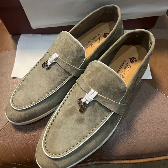 Loro Piana Women’s Summer Walk charm Flats Loafer